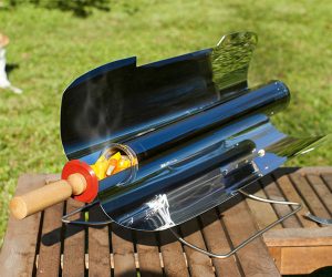 A solar BBQ that can cook with the power of the Sun